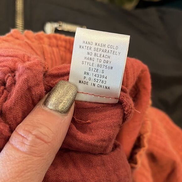 Cotton Bleu Vagabond Wide Leg Pants, S! - Picture 8 of 8